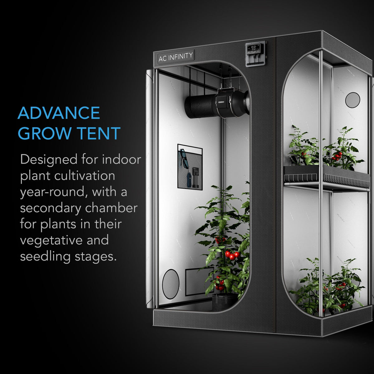 Advance Grow Tent Cloudlab 743D 2 in one tent