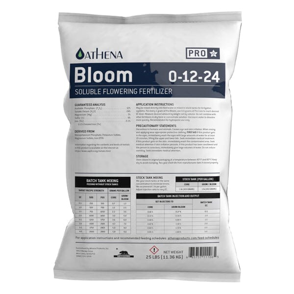 Athena Pro Bloom 25 lbs bag