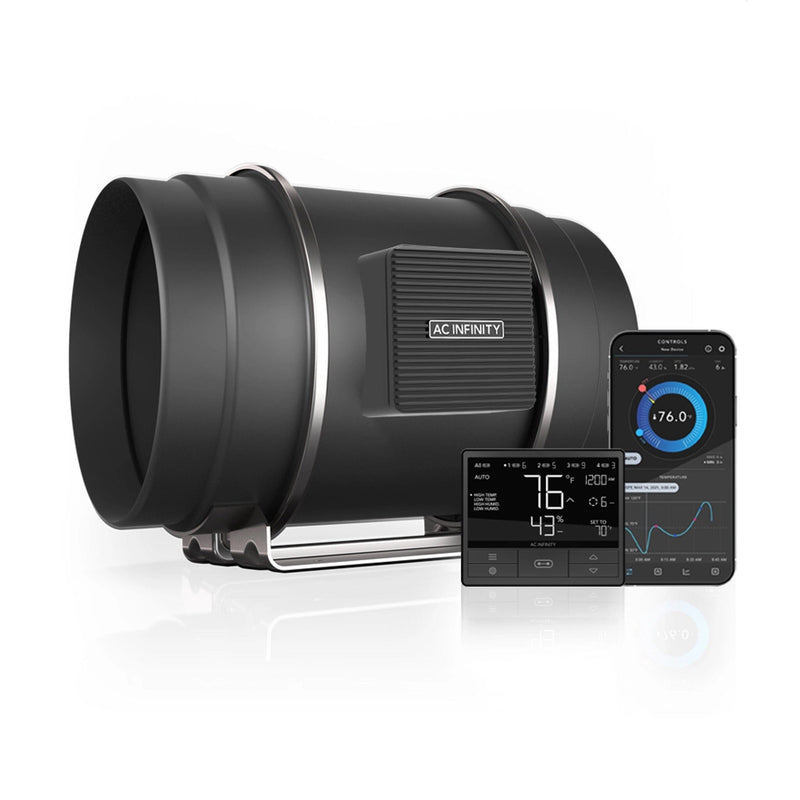 AC Infinity Cloudline Pro Inline fans - Quick Bloom Lights