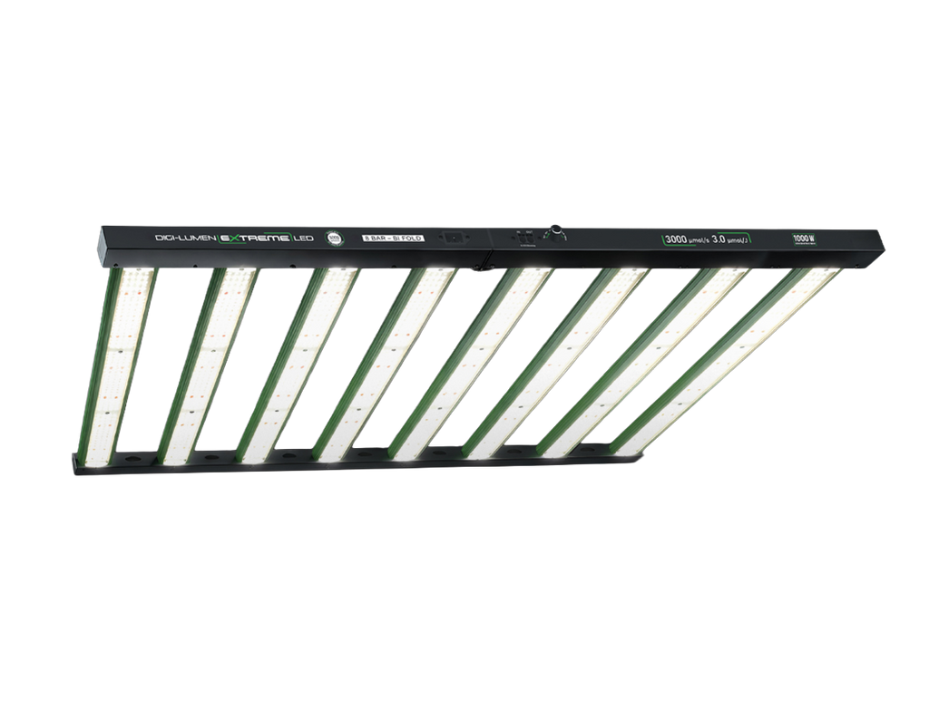 Digi-Lumen Extreme 1000W LED - 8 bar bi-fold, 3000 umol/s, 3.0 umol/J