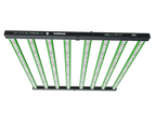 Digi-Lumen Extreme 1000W LED grow light, 8-bar bi-fold fixture open, full spectrum white and red diodes