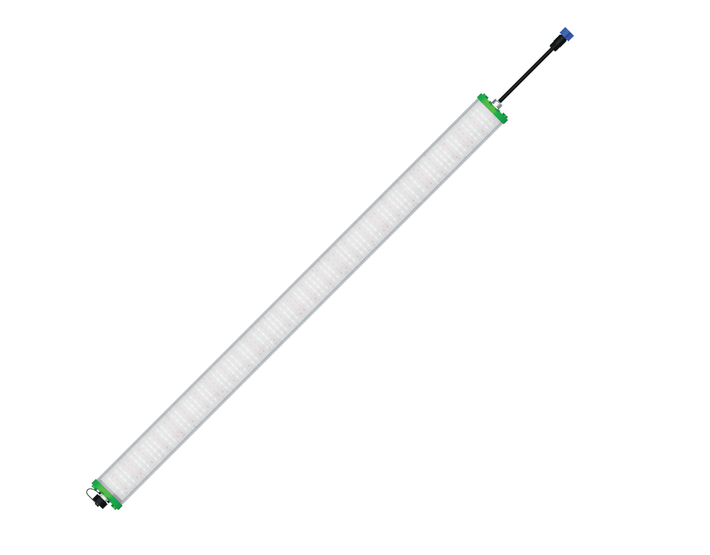 Digi-Lumen Extreme 200W under-canopy LED bar showing white, red and far-red diodes