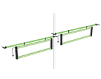 Digi-Lumen Extreme 250W Side Bars mounted either side of a grow tent pole
