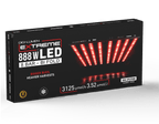 Digi-Lumen Extreme 888W LED retail box - 8 bar bi-fold, dual spectrum ultraviolet plus far-red, 3125 umol/s, 3.52 umol/J