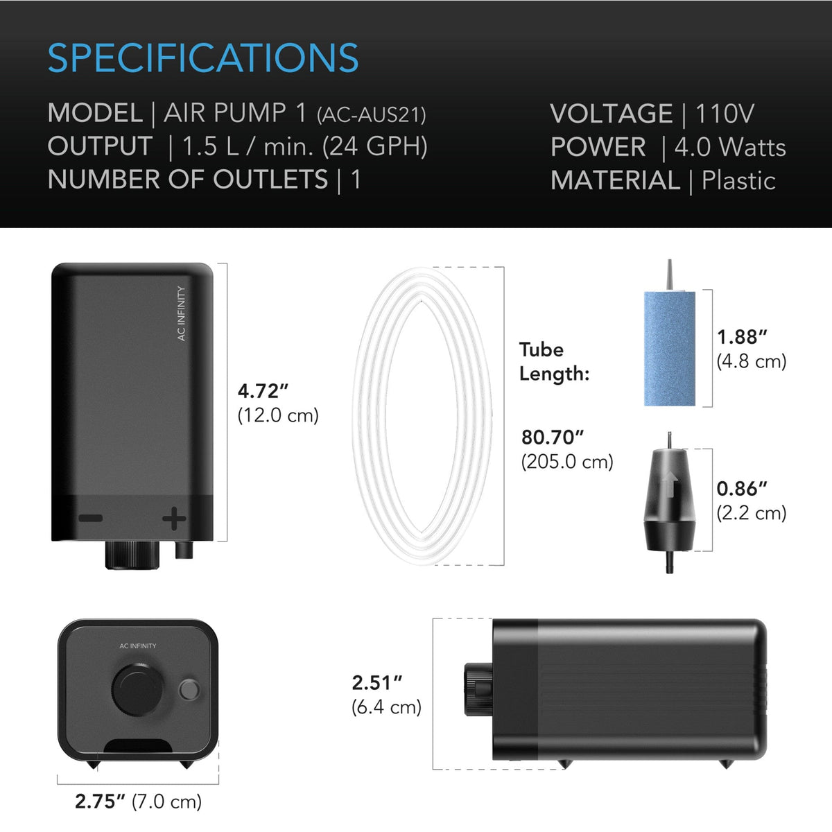Air Pump 1 Specifications