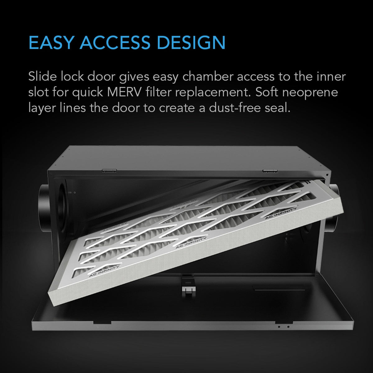 Easy access design box filter