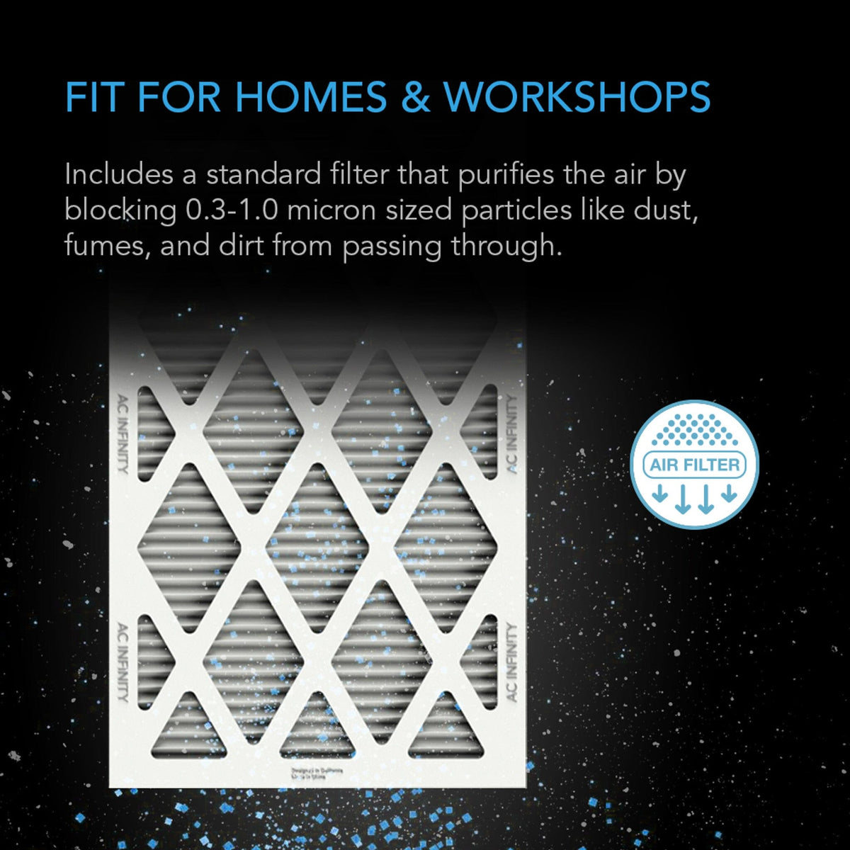 Fit for homes and workshop filter, box