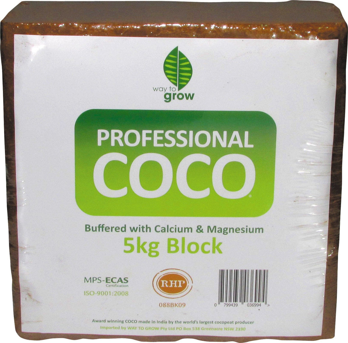 W2G Professional Coco 5 kg Block