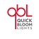 Logo of Quick Bloom Lights with red and black design on a white background