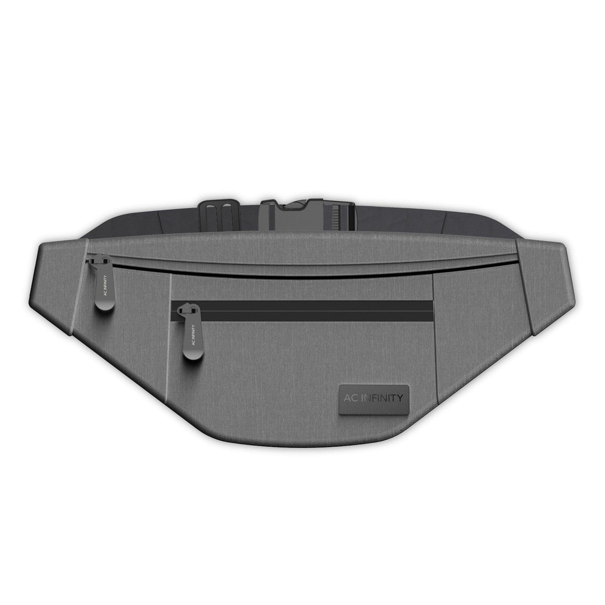 Smell-proof belt bag gray