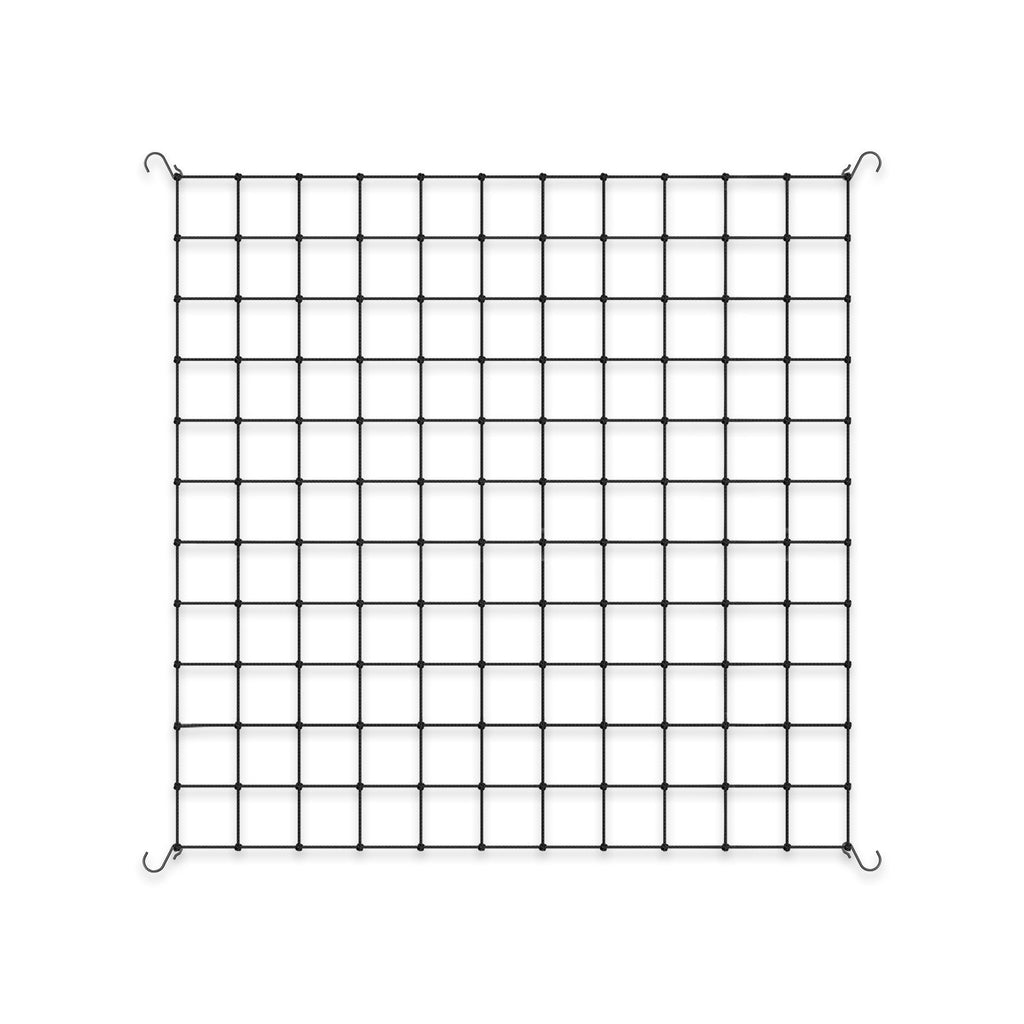 AC Infinity 4x4 ft grow tent trellis netting with four steel corner hooks