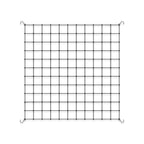 AC Infinity 4x4 ft grow tent trellis netting with four steel corner hooks