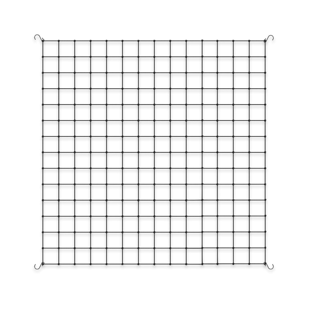 AC Infinity 5x5 ft grow tent trellis netting with four steel corner hooks