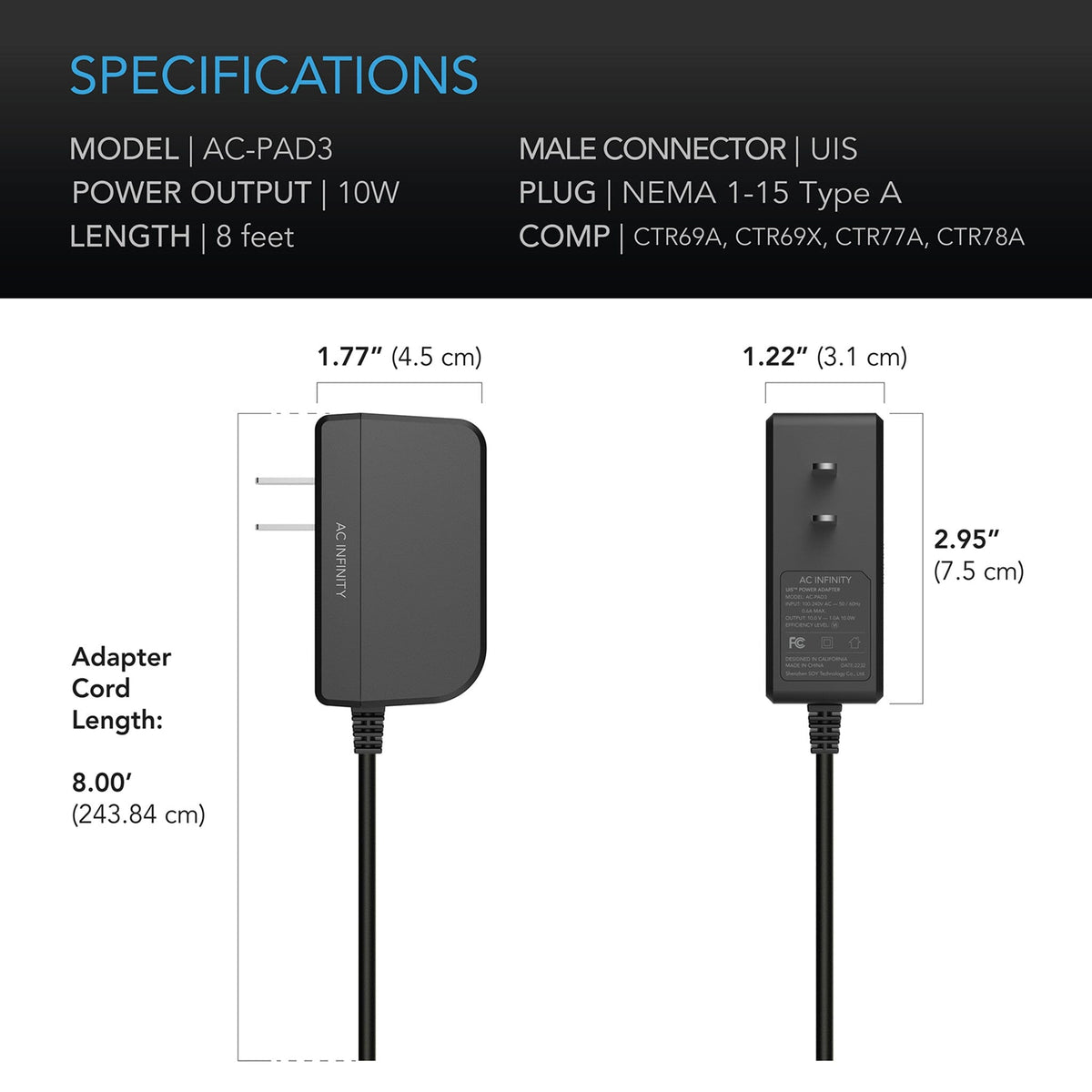 UIS Power Adapter, For Controllers Not Powered By UIS Devices