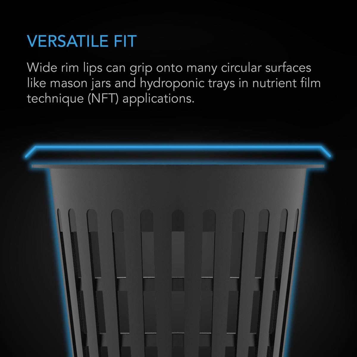 Versatile mesh cups