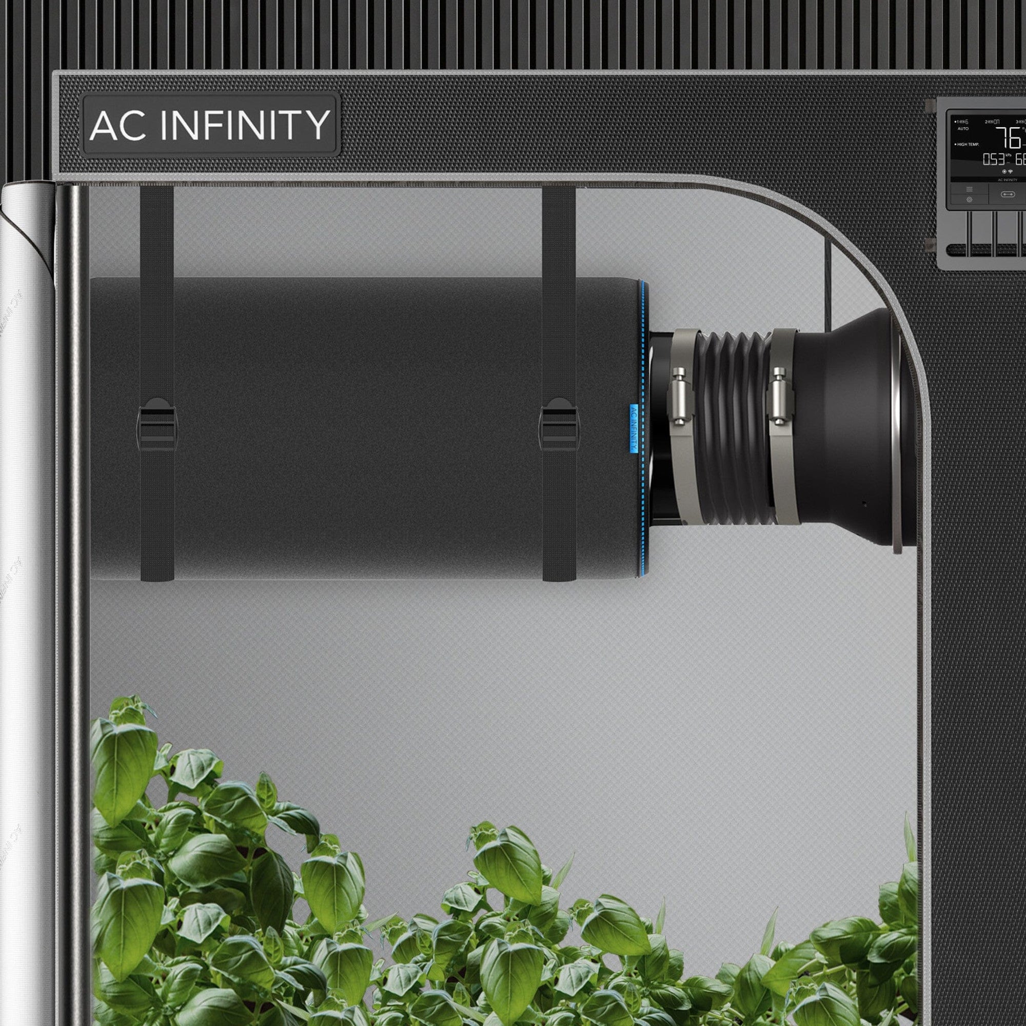 AC Infinity, Duct Carbon Filter, Australian Charcoal, 4 Inch - 100 MM - Quick Bloom Lights