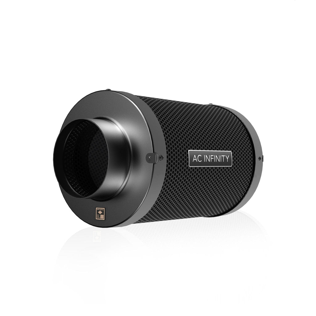 AC Infinity, Duct Carbon Filter, Australian Charcoal, 4 Inch - 100 MM - Quick Bloom Lights