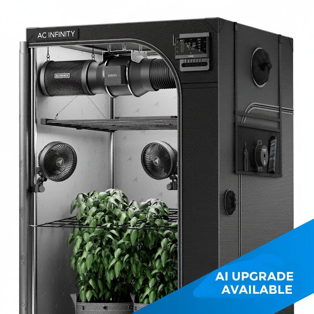 Advanced Ionframe 4x4 Grow Kit by AC Infinity - 4 Plant Kit - Quick Bloom Lights