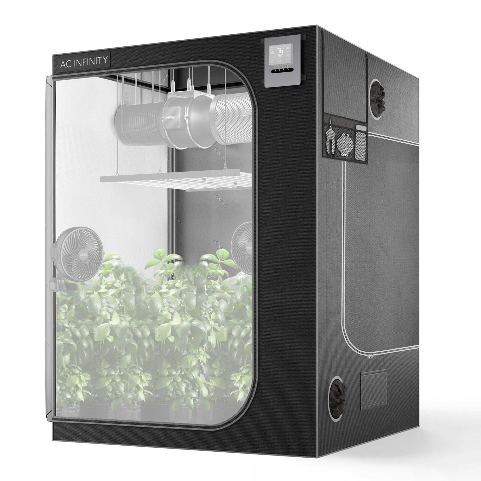 Advanced Ionframe EVO10 5x5 Grow Kit by AC Infinity - 6 Plant Kit - Quick Bloom Lights