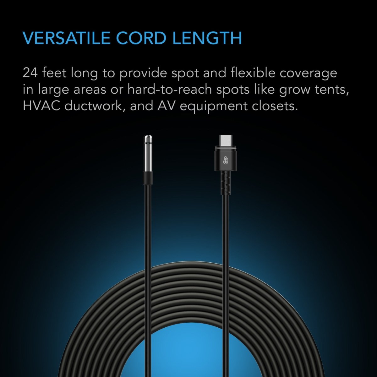 AI Climate Sensor, For VPD, Temperature, and Humidity Readings - Quick Bloom Lights