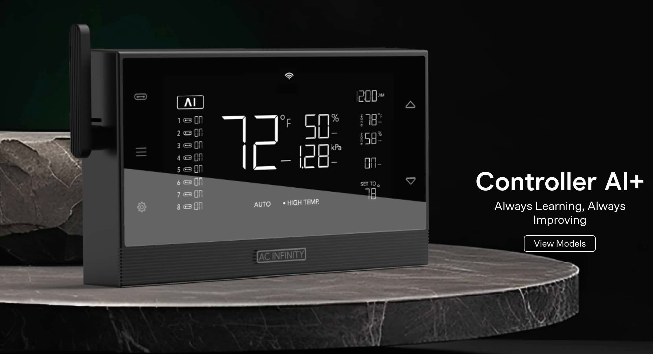 Controller AI from AC Infinity smart growing always learning