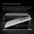 Air Filter box with high efficacy filter, 200 mm / 8 inch - Quick Bloom Lights