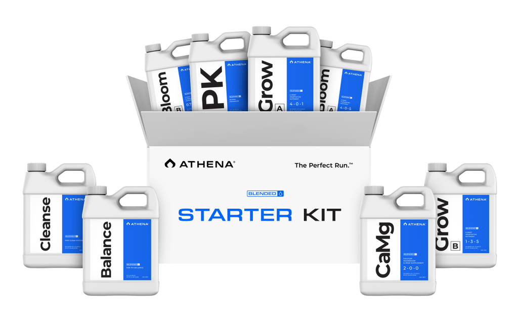 Athena Blended Line Start Kit / Complete Starter Nutrient Set - Quick Bloom Lights