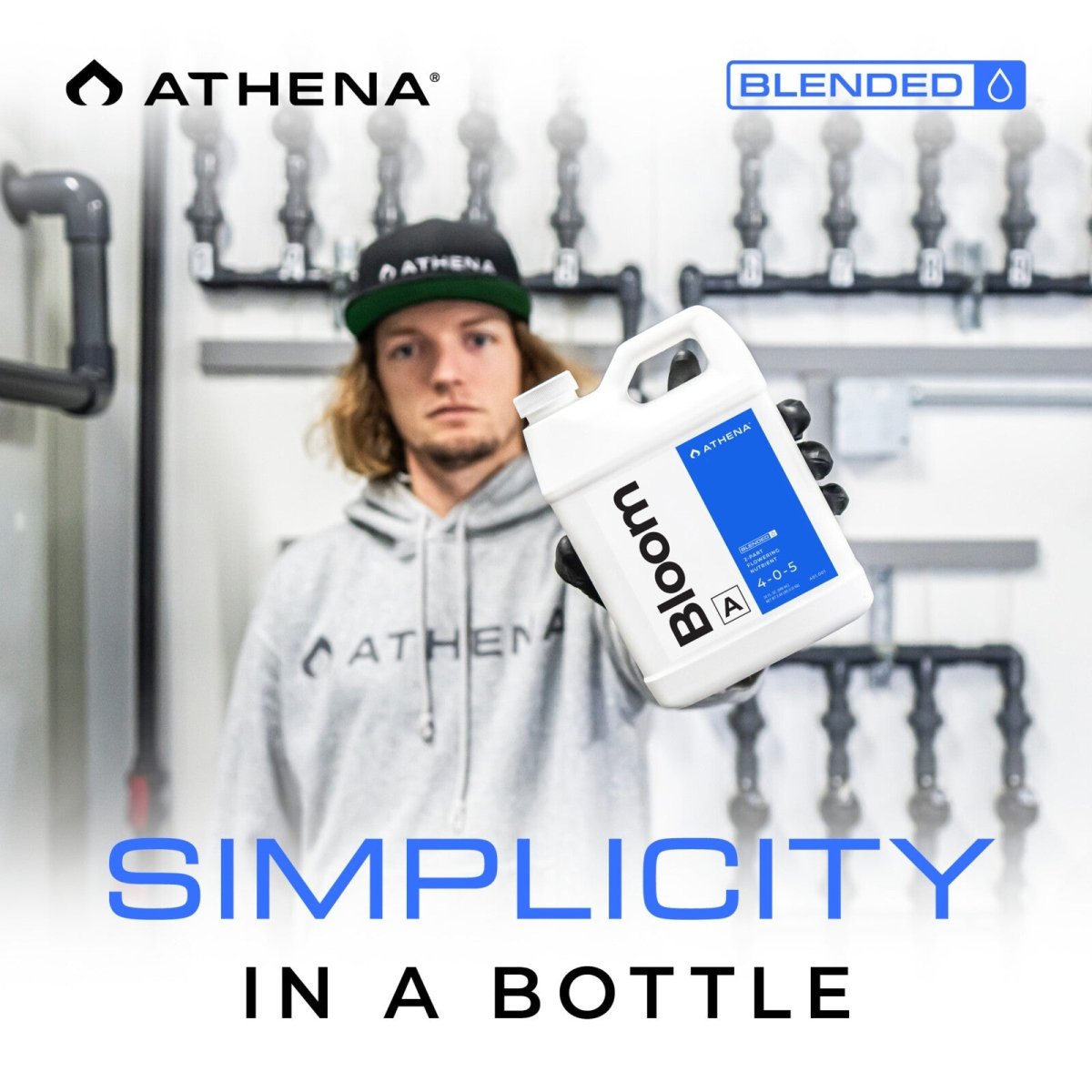 Athena Blended Line Start Kit / Complete Starter Nutrient Set - Quick Bloom Lights