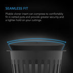 Clone Collars, Disc inserts with 8 Spoke design, 2 - inch, 100 - Pack - Quick Bloom Lights