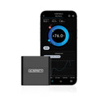 Cloudcom A2, Mini Smart Thermo - Hygrometer with Data App, Integrated sensor probe - Quick Bloom Lights