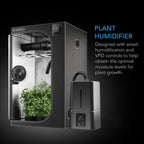 Cloudforge T7 V2 By AC Infinity, Plant Humidifier, 15L, Smart controls w. targeted Vaporising - Quick Bloom Lights
