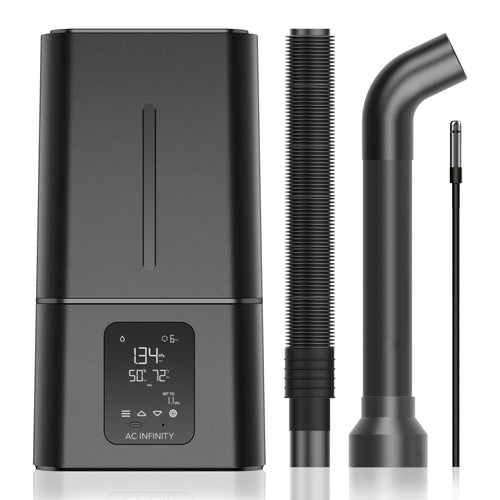 Cloudforge T7 V2 By AC Infinity, Plant Humidifier, 15L, Smart controls w. targeted Vaporising - Quick Bloom Lights