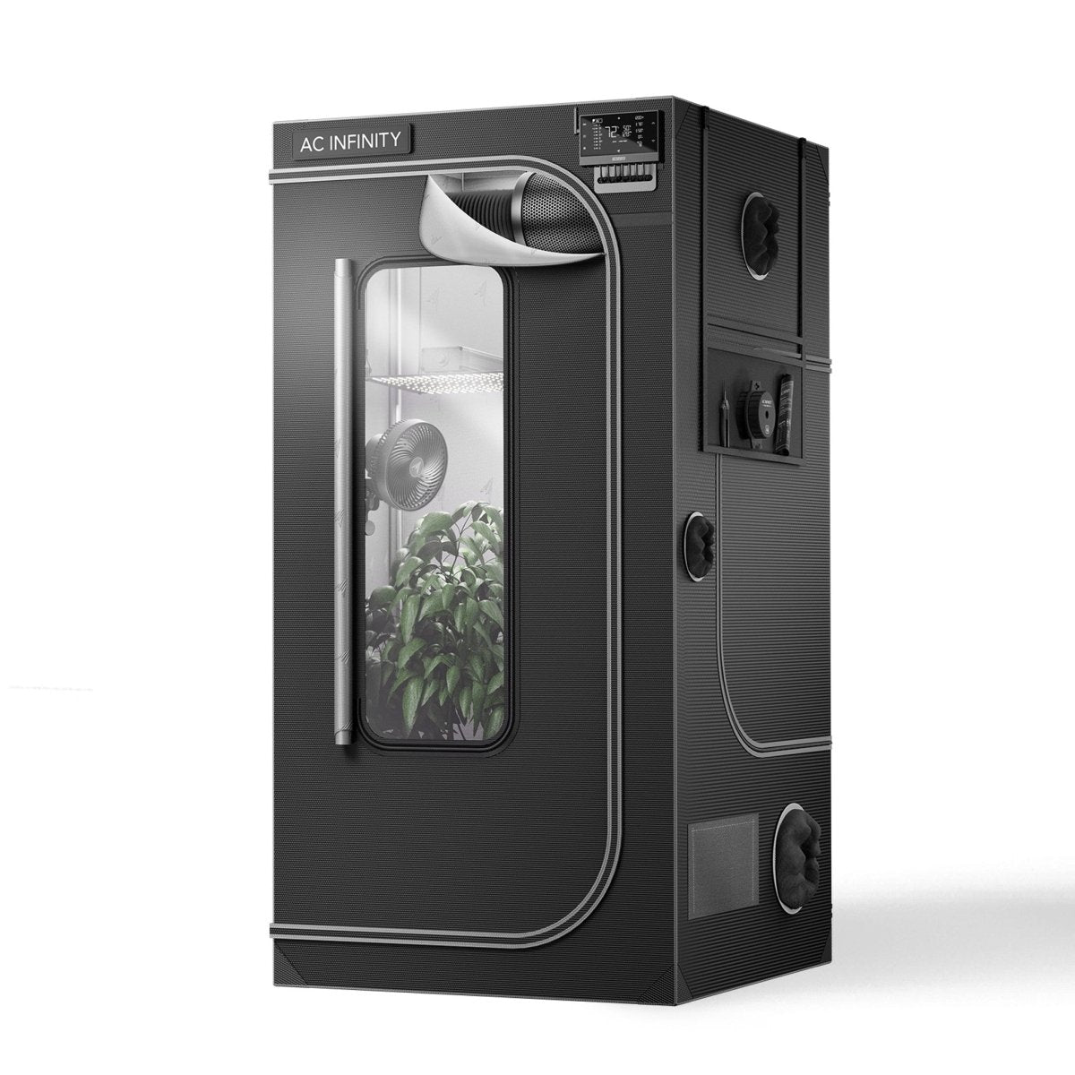 AC Infinity Grow Tent, Cloudlab 733, 90x90x180 Cm – Quick Bloom Lights