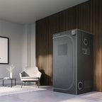 Cloudlab 811, Advance Grow Tent 10 x 10 - 304 x 304 x 203 Cm 2000D Diamond Mylar Canvas - Quick Bloom Lights