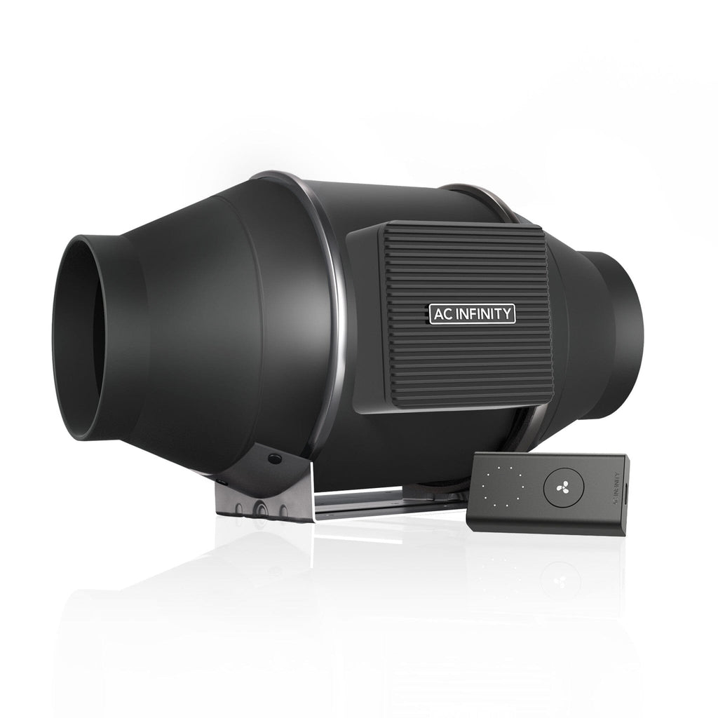 Cloudline PRO S4, AC Infinity, Quiet Inline Duct Fan With Speed Controller, 100 MM - Quick Bloom Lights