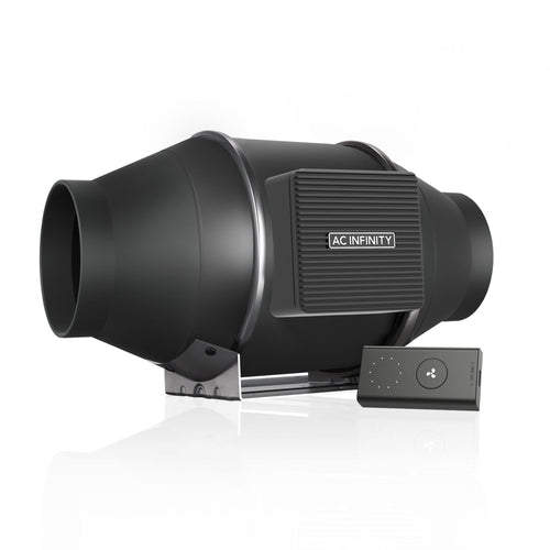 Cloudline PRO S4, AC Infinity, Quiet Inline Duct Fan With Speed Controller, 100 MM - Quick Bloom Lights