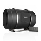 Cloudline PRO S8, AC Infinity, Quiet Inline Duct Fan With Speed Controller, 200 MM - Quick Bloom Lights