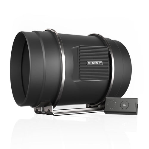 Cloudline PRO S8, AC Infinity, Quiet Inline Duct Fan With Speed Controller, 200 MM - Quick Bloom Lights