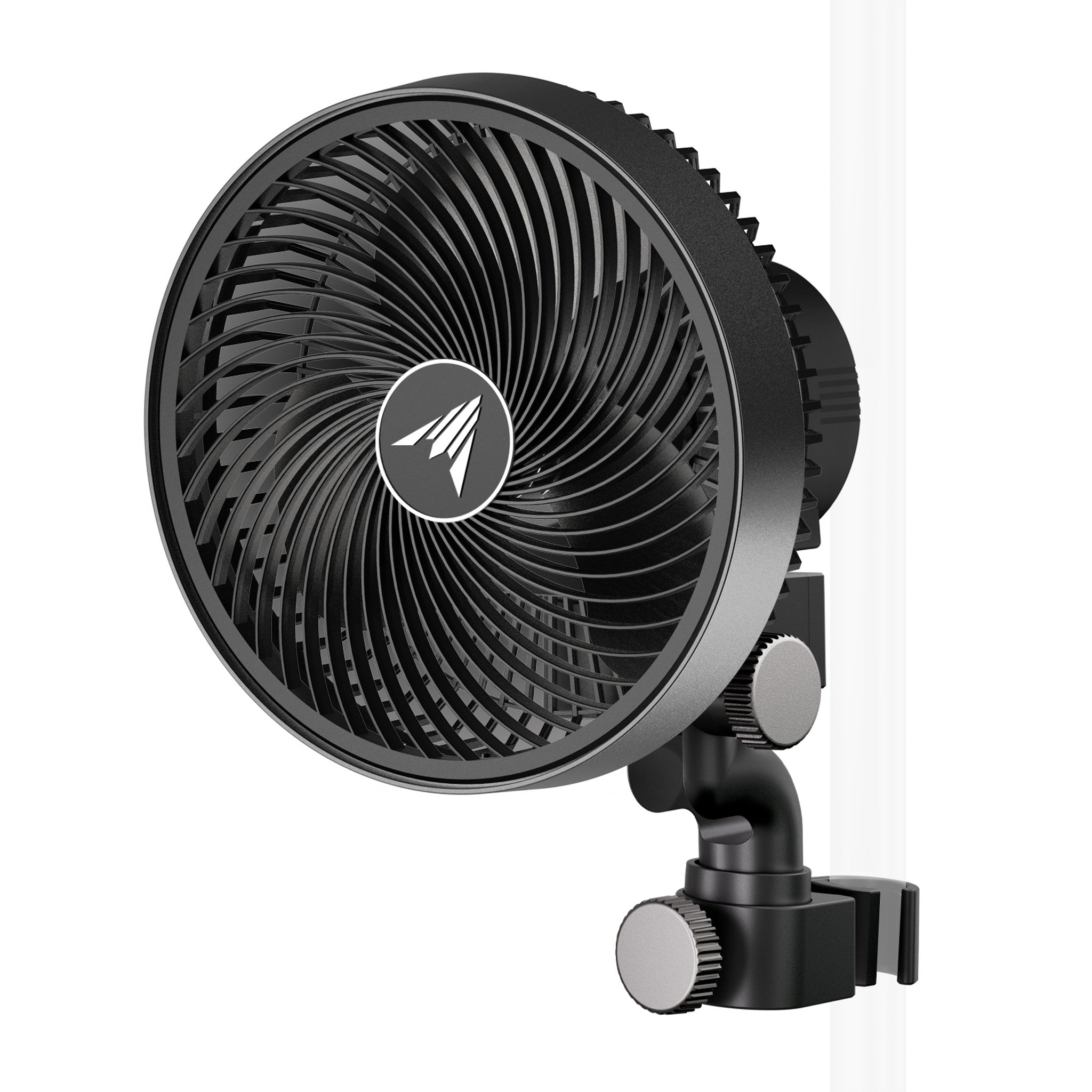 Cloudray S6, Gen 2 Grow Tent Clip Fan 6” With 10 Level Dynamic Wind modes & Fan Speeds,, 10 - Level Oscillation - Quick Bloom Lights