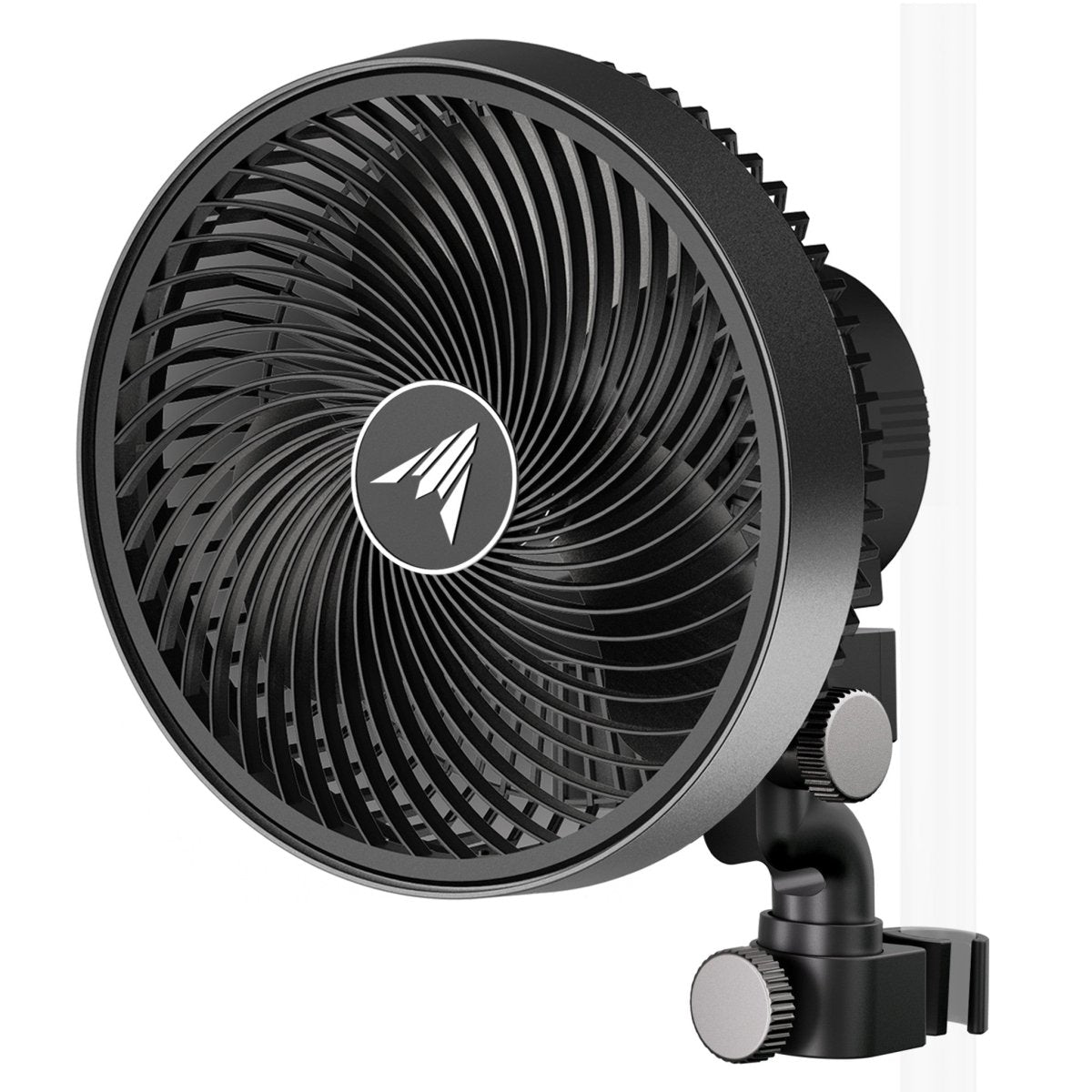 Cloudray S9, Gen 2 Grow Tent Clip Fan 9” With 10 Level Dynamic Wind modes & Fan Speeds, 10 - Level Auto Oscillation - Quick Bloom Lights