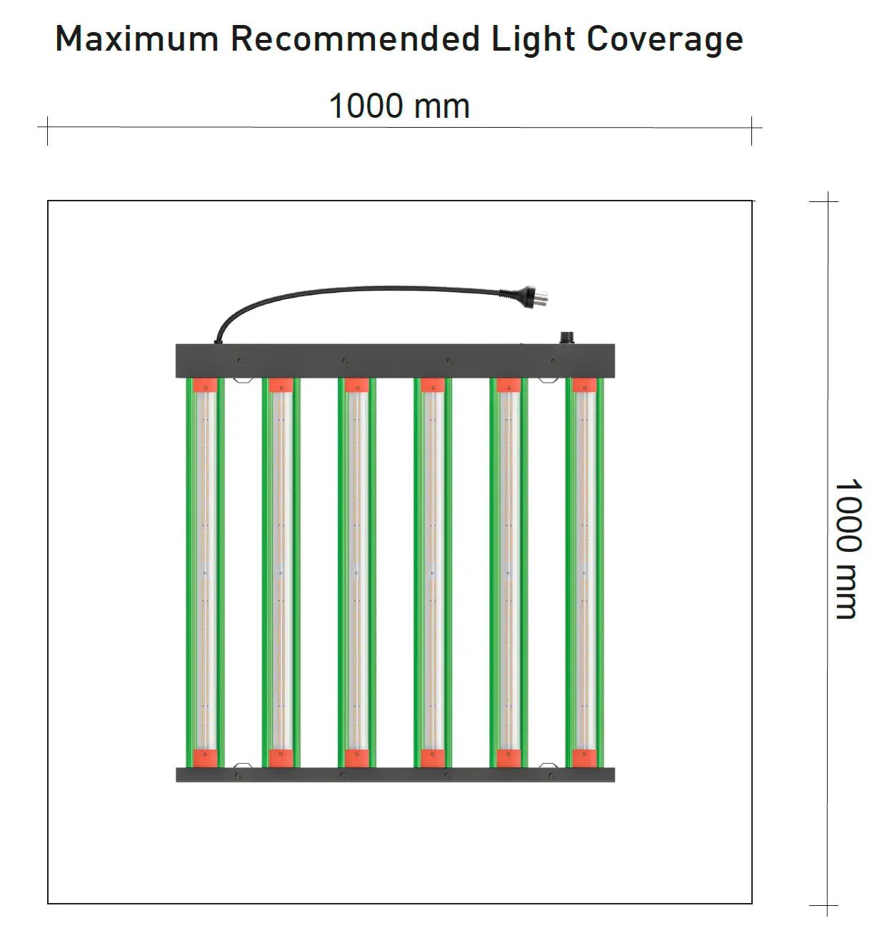 Digi - Lumen 400W HALO 6 Bar LED Light with Built in Driver - Quick Bloom Lights