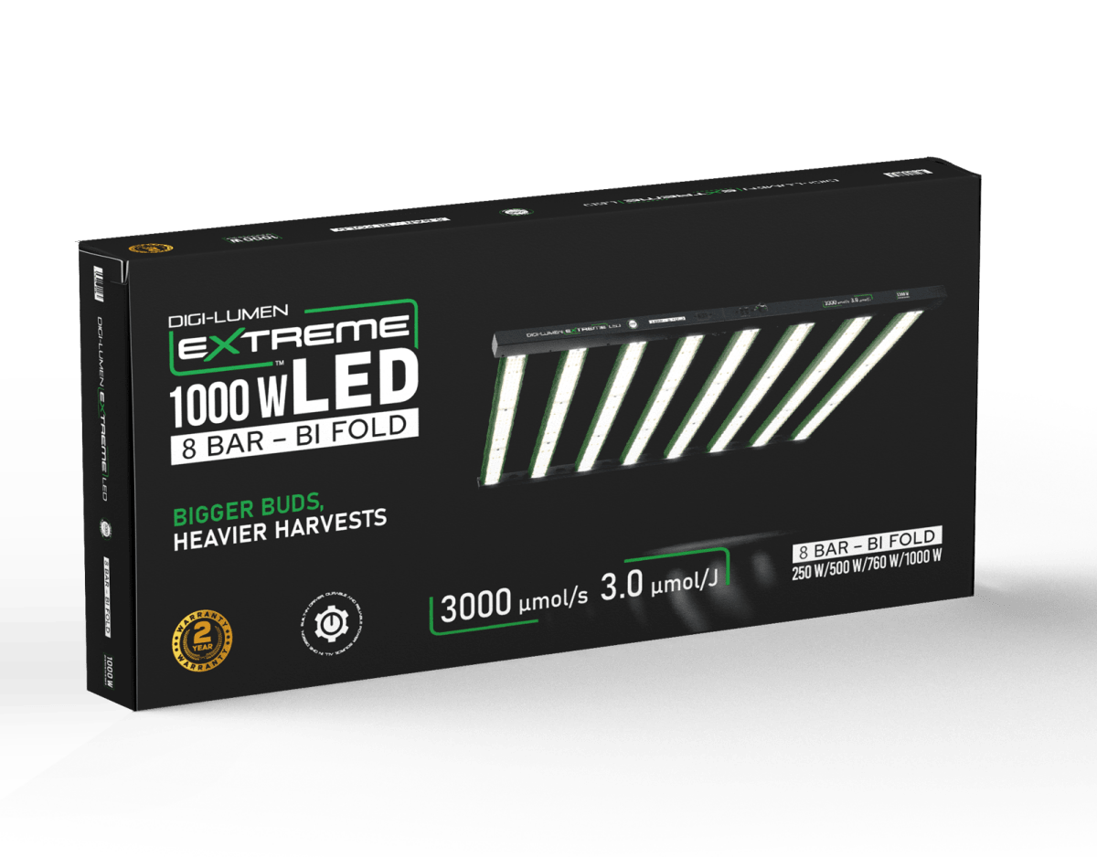 Digi-Lumen Extreme 1000W LED Grow Light | 3000 µmol/s | 3.0 µmol/J - Quick Bloom Lights