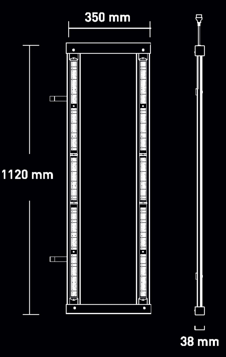 Digi-Lumen Extreme 250W LED Side Bars | 750 µmol/s | Side & Under-Canopy Lighting - Quick Bloom Lights
