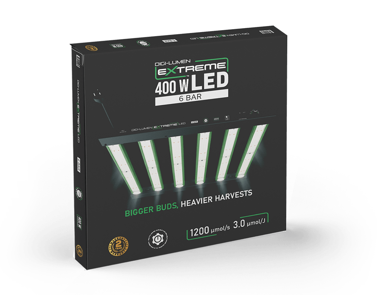 Digi-Lumen Extreme 400W LED Grow Light | 1200 µmol/s | 3.0 µmol/J - Quick Bloom Lights