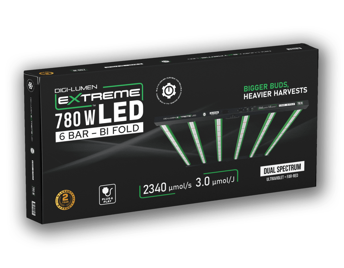 Digi-Lumen Extreme 780W Dual Spectrum LED Grow Light | 2340 µmol/s | UV + Far-Red - Quick Bloom Lights
