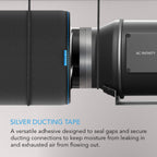 Ducting Tape, by AC Infinity, 50 Yards, Aluminium Foil - Quick Bloom Lights