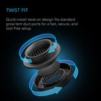 Grow Tent Duct Vent Attachment 8 inch - Quick Bloom Lights