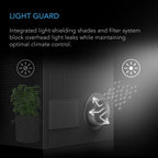 Grow Tent Duct Vent Attachment 8 inch - Quick Bloom Lights