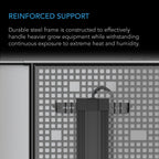 Grow Tent Gear Board, Equipment and Cable Wall Organizer - Quick Bloom Lights