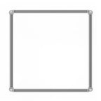 Grow Tent Mounting Bars, for Indoor Grow Spaces, 3x3' - Quick Bloom Lights